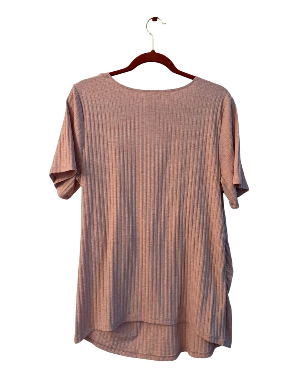 JOYSPUN Maternity Ribbed Two-Piece Set in Blush Pink L/XL - Picture 4 of 13